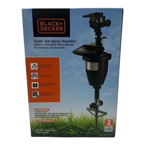 Black+Decker Solar Jet Spray Repeller Motion Activated Water Blaster‎ Animals